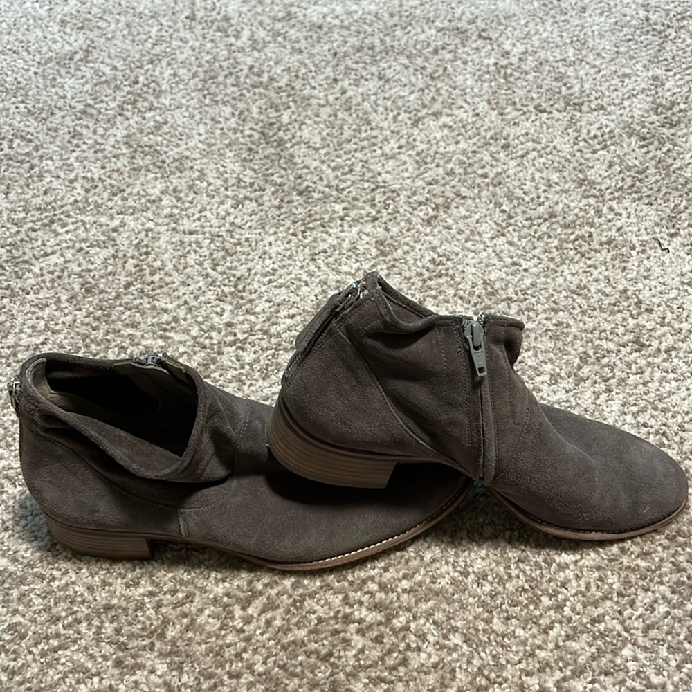 Paul Green Grey Suede Bootie